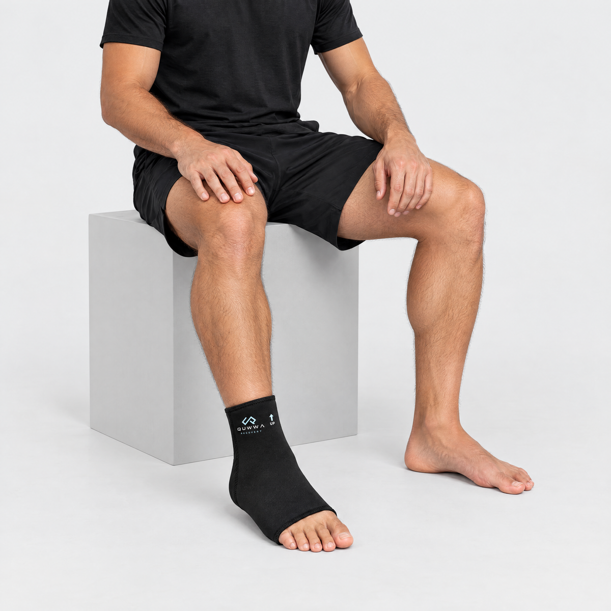 Enkel ice wrap gedragen